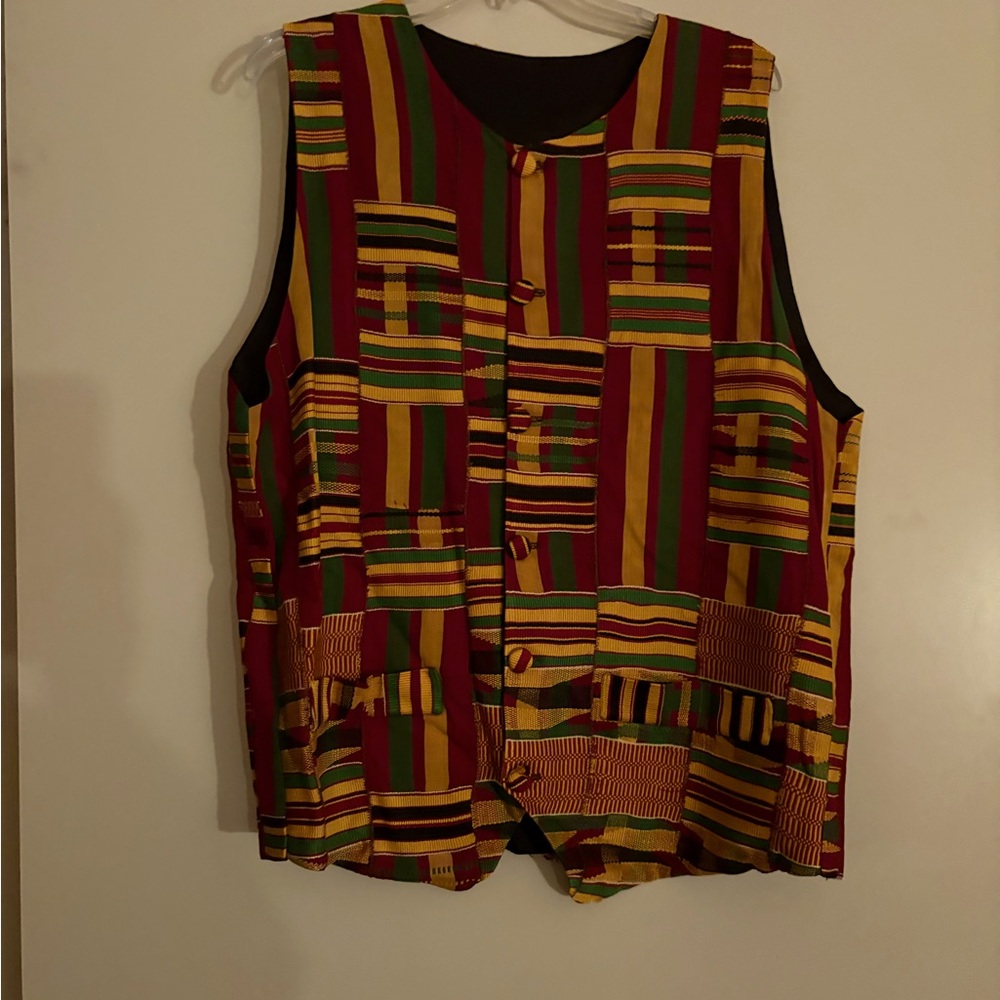 Colorful Striped Vest